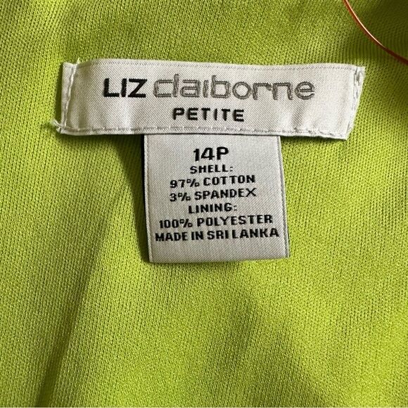 Liz Claiborne Y2K Green and Blue Ruched Sheath Dress - Picture 3 of 8